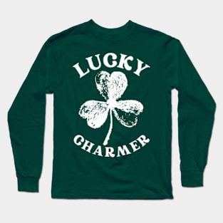 LUCKY CHARMER Funny St. Patrick's Day Long Sleeve T-Shirt